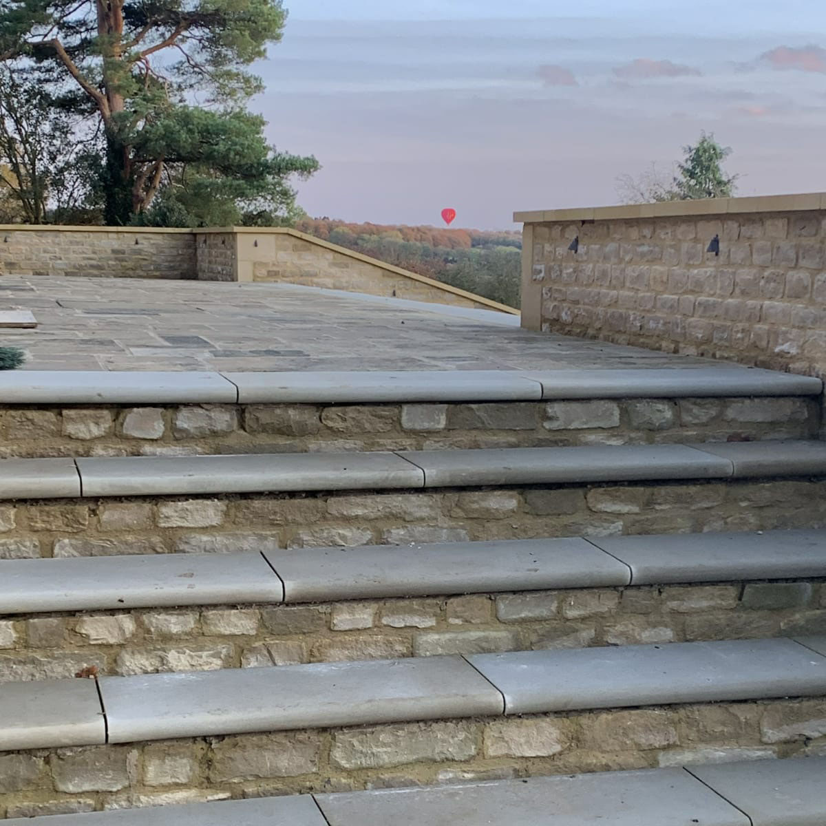 York stone steps