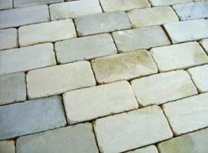 Tumbled yorkstone setts: Yorkshire cobbles