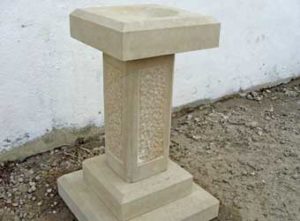 Stone birdbath